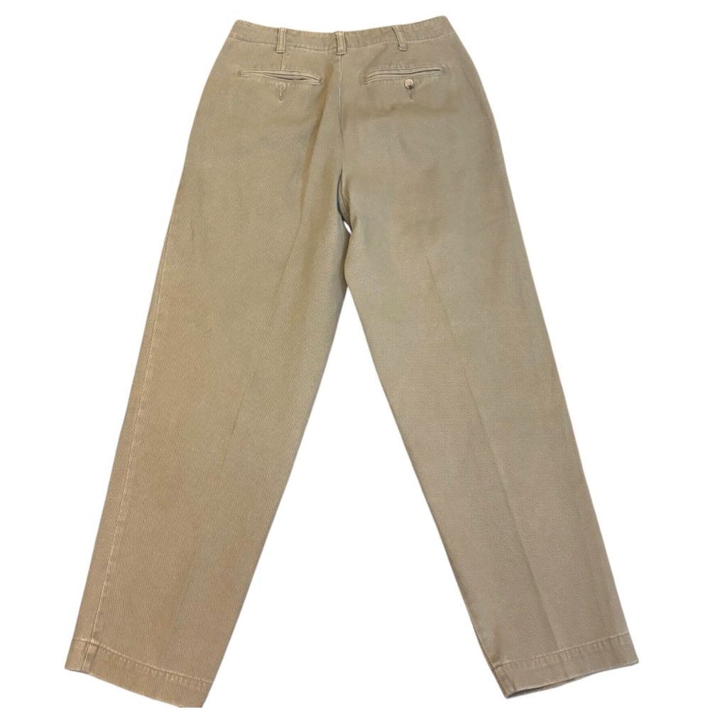 Abercrombie & Fitch Vintage Straight Leg Pants in Light Tan Size 10, 100% cotton - Picture 2 of 4